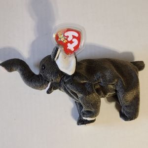 *Retired TY Beanie Baby Trumpet the Elephant